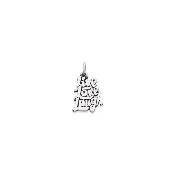 James Avery Artisan Jewelry Charms-Live, Love, Laugh Charm