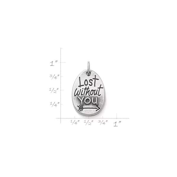 James Avery Artisan Jewelry Charms-Lost Without You Charm