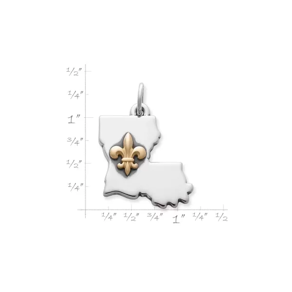 James Avery Artisan Jewelry Charms-Louisiana Charm