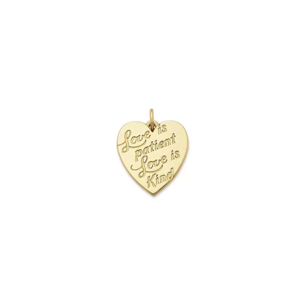 James Avery Artisan Jewelry Charms-Love Is Patient Heart Charm