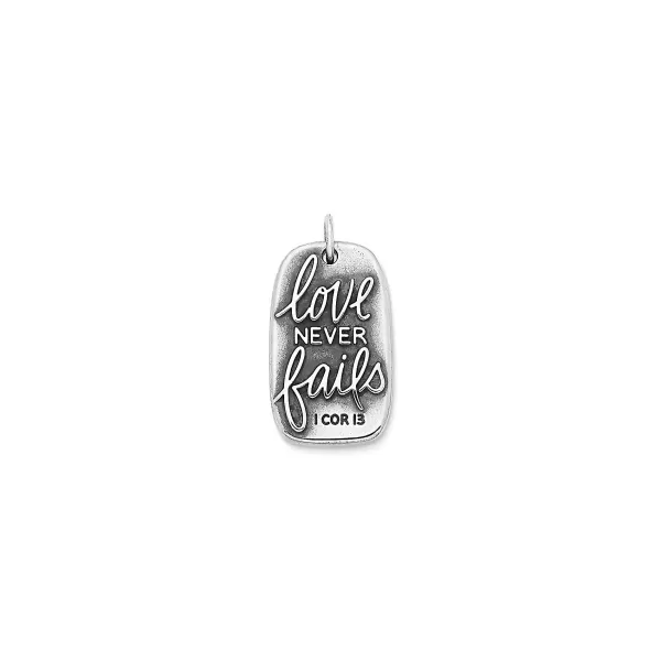 James Avery Artisan Jewelry Charms-Love Never Fails Charm