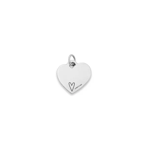 James Avery Artisan Jewelry Charms-Love Will Save The Day Heart Charm