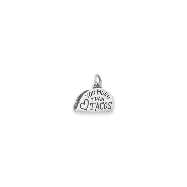 James Avery Artisan Jewelry Charms-Love You More Than Tacos Charm