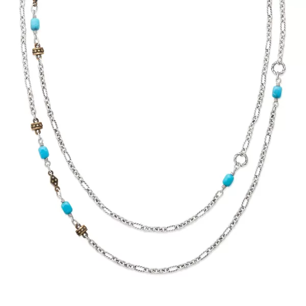 James Avery Artisan Jewelry Necklaces And Chains-Marjan Necklace With Turquoise