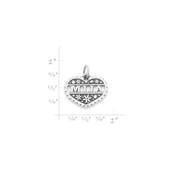 James Avery Artisan Jewelry Charms-Mija Heart Charm