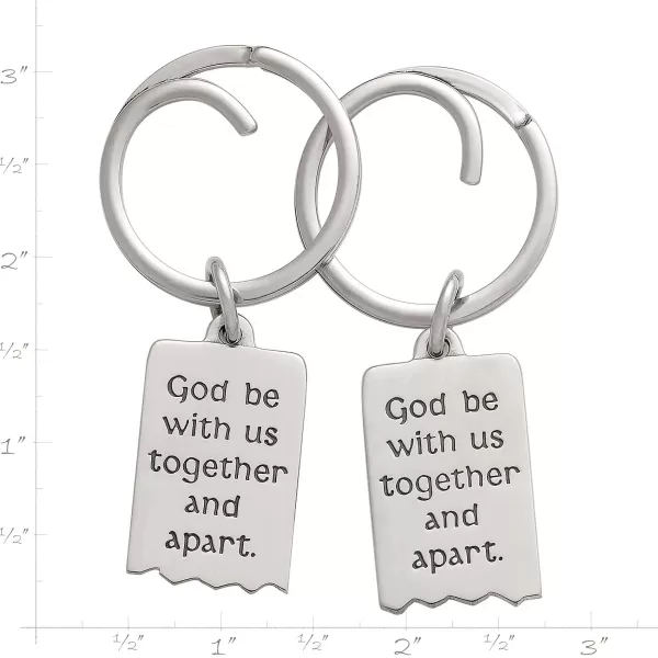 James Avery Artisan Jewelry Accessories-Mizpah Key Chain Set