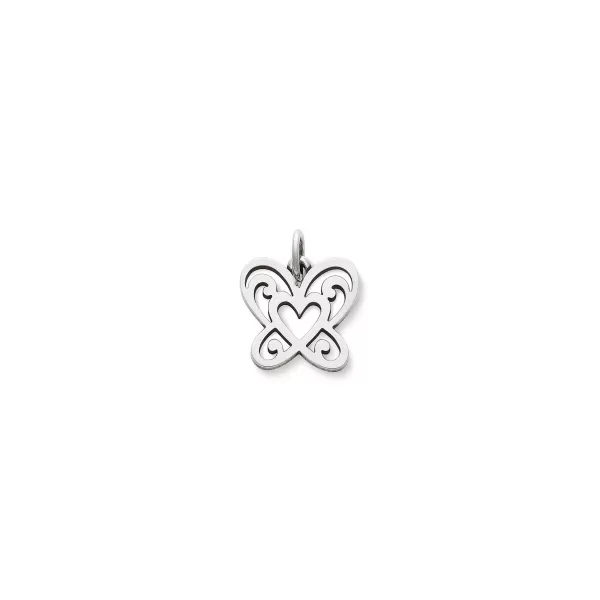 James Avery Artisan Jewelry Charms-Open Butterfly Heart Charm