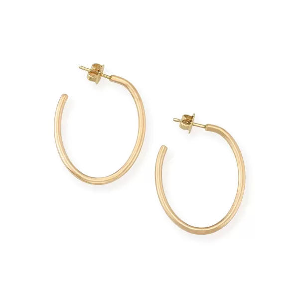 James Avery Artisan Jewelry Earrings-Oval Hoops