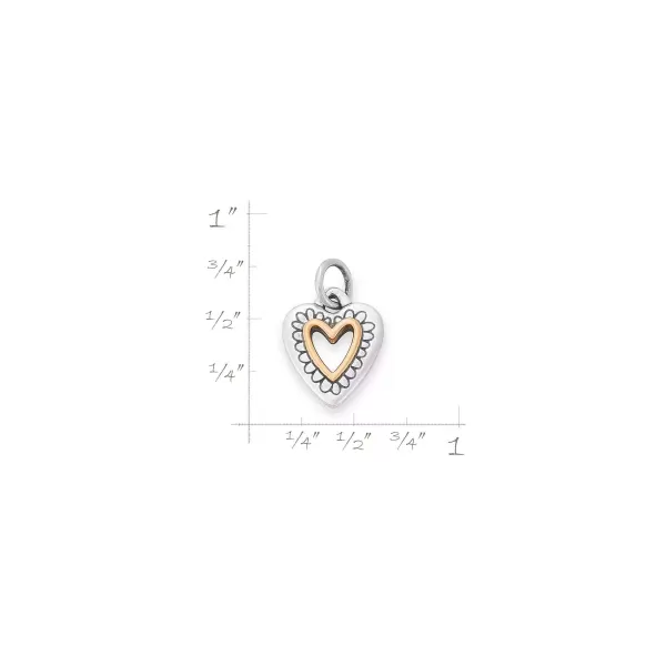 James Avery Artisan Jewelry Charms-Petite Framed Heart Charm