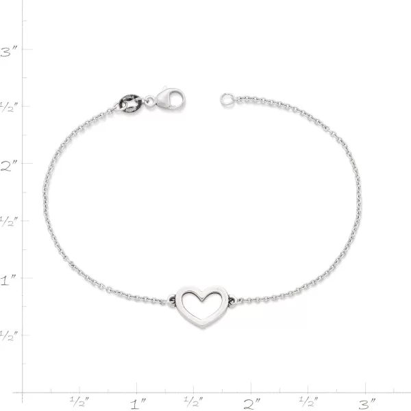 James Avery Artisan Jewelry Bracelets-Petite Heart Link Bracelet