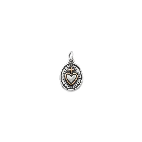 James Avery Artisan Jewelry Religious Charms-Radiant Sacred Heart Charm