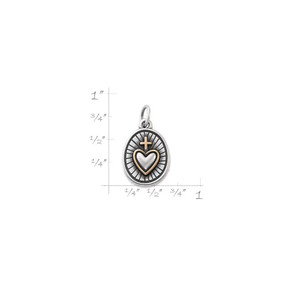 James Avery Artisan Jewelry Religious Charms-Radiant Sacred Heart Charm