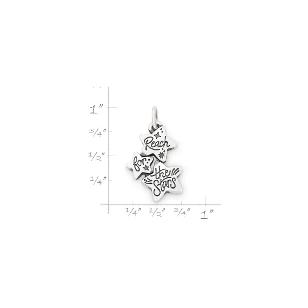 James Avery Artisan Jewelry Charms-Reach For The Stars Charm