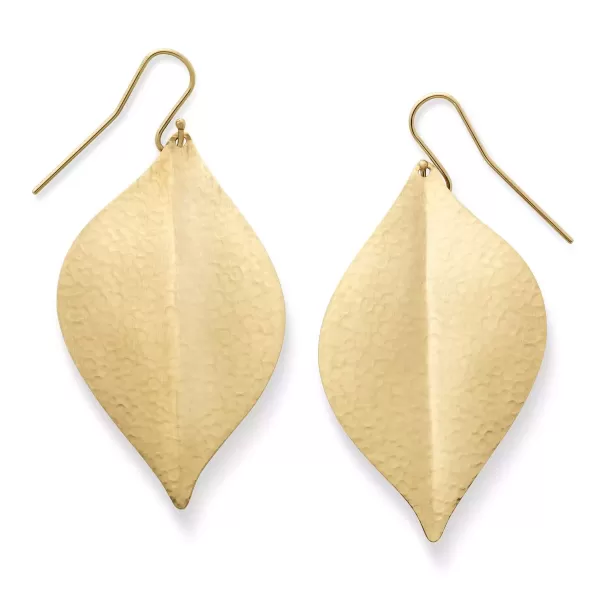 James Avery Artisan Jewelry Earrings-Repousse Leaf Dangle Earrings