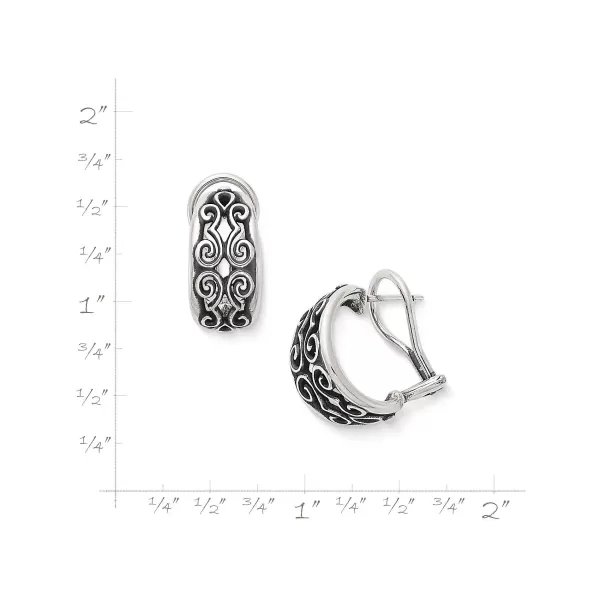 James Avery Artisan Jewelry Earrings-Scrolled French Clips