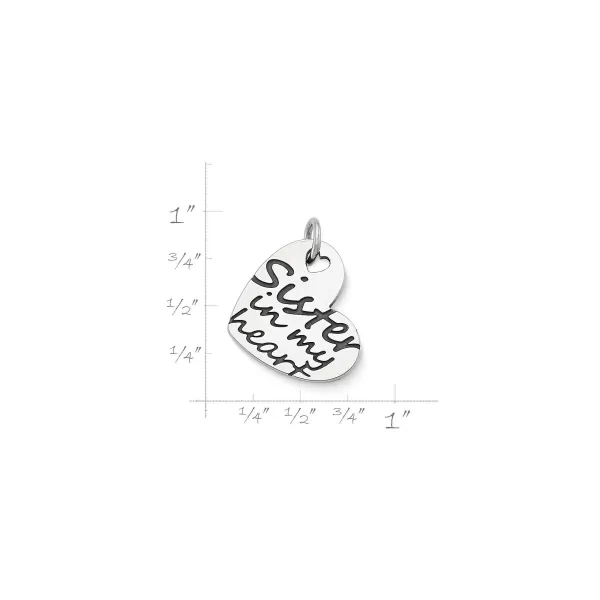 James Avery Artisan Jewelry Charms-Sister In My Heart Charm