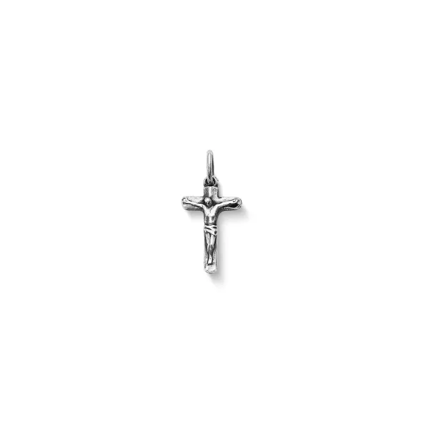 James Avery Artisan Jewelry Religious Charms-Small Chiseled Crucifix Charm