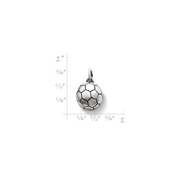 James Avery Artisan Jewelry Charms-Soccer Ball Charm