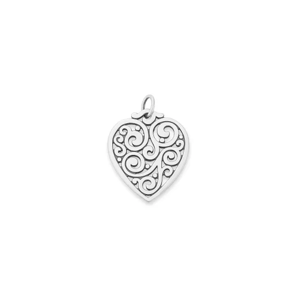 James Avery Artisan Jewelry Charms-Sorrento Heart Pendant