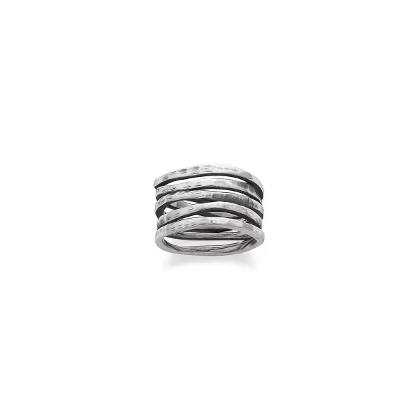 James Avery Artisan Jewelry Rings-Stacked Hammered Ring