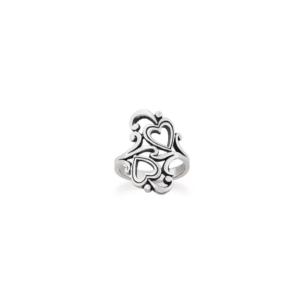 James Avery Artisan Jewelry Rings-Swirls And Scrolls Hearts Ring