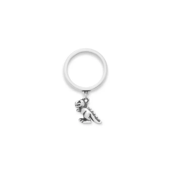 James Avery Artisan Jewelry Rings-Tiny T.Rex Charm Dangle Ring