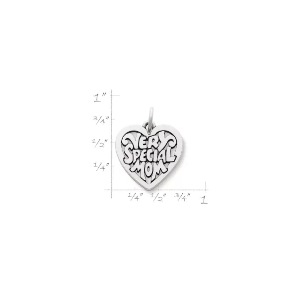 James Avery Artisan Jewelry Charms-Very Special Mom Heart Charm