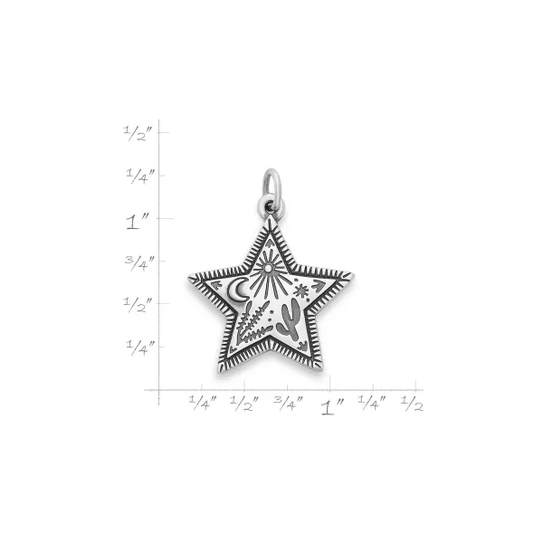 James Avery Artisan Jewelry Charms-Western Sky Star Charm