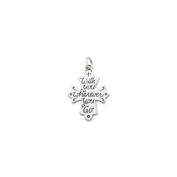 James Avery Artisan Jewelry Charms-With You Wherever You Go Cross Charm