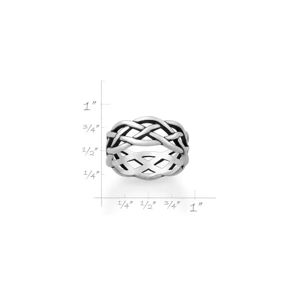 James Avery Artisan Jewelry Rings-Woven Trinity Wedding Ring