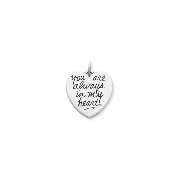 James Avery Artisan Jewelry Charms-You Are Always In My Heart Charm